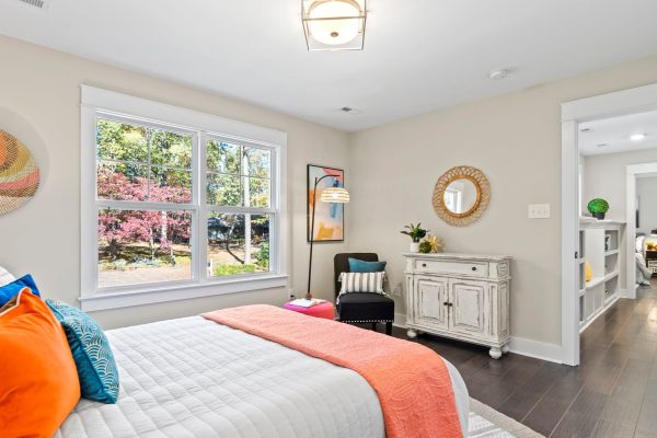 Secondary bedroom of new build by Richmond Hill Design-Build