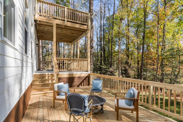 Patio of new build by Richmond Hill Design-Build