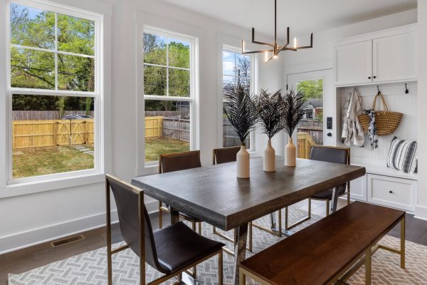 Dining room in new home built by Richmond Hill Design-Build