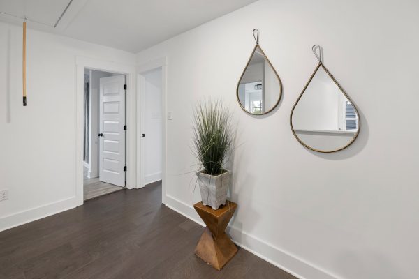 Upper foyer in new home built by Richmond Hill Design-Build