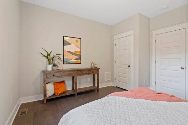 Secondary bedroom in whole house remodel by Richmond Hill Design-Build