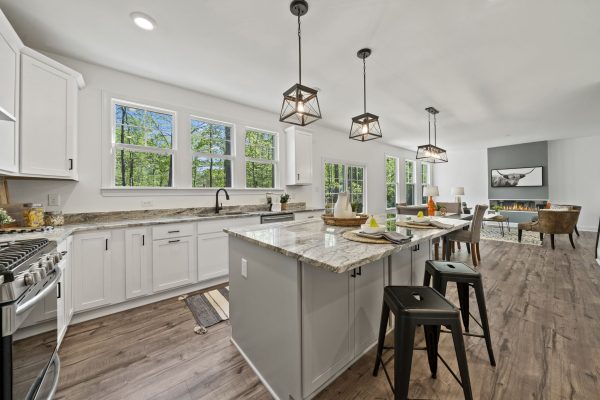 Kitchen of new home built by Richmond Hill Design-Build