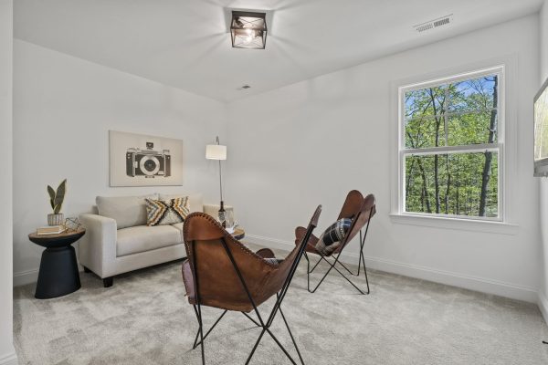 Loft area of new home built by Richmond Hill Design-Build