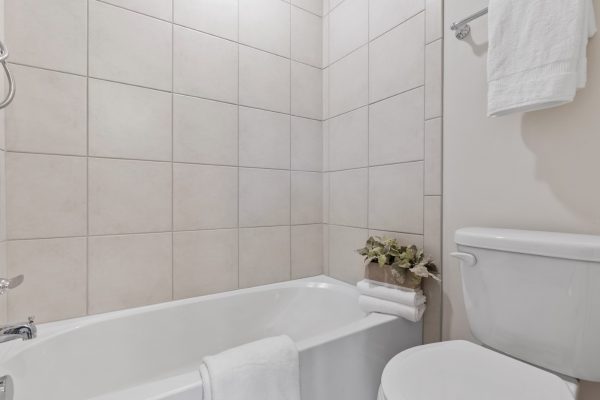 Secondary bathroom in renovated home by Richmond Hill Design-Build