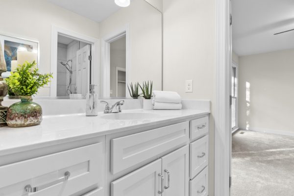 Secondary bathroom in renovated home by Richmond Hill Design-Build