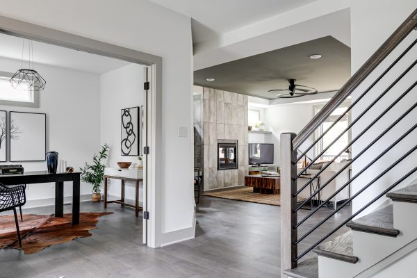 Foyer of new home by Richmond Hill Design-Build