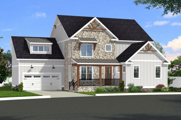 Rendering of stunning new build by Richmond Hill Design-Build