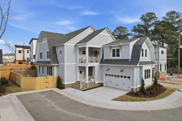 Front elevation of new home built by Richmond Hill Design-Build