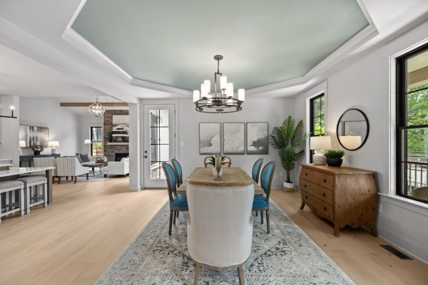 Home office or bedroom of new home built by Richmond Hill Design-Build