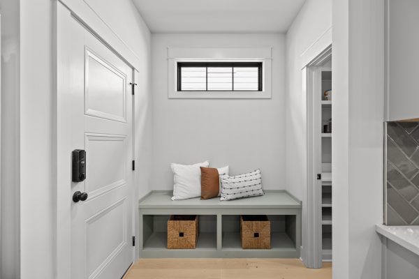 Drop zone of new home built by Richmond Hill Design-Build