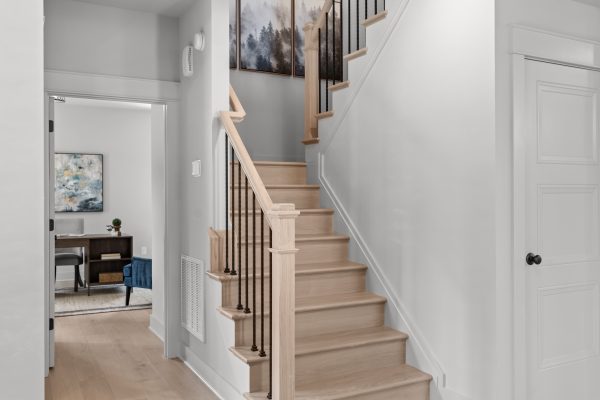 Foyer of new home built by Richmond Hill Design-Build