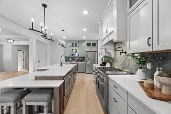 Kitchen of new home built by Richmond Hill Design-Build