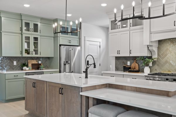 Kitchen of new home built by Richmond Hill Design-Build