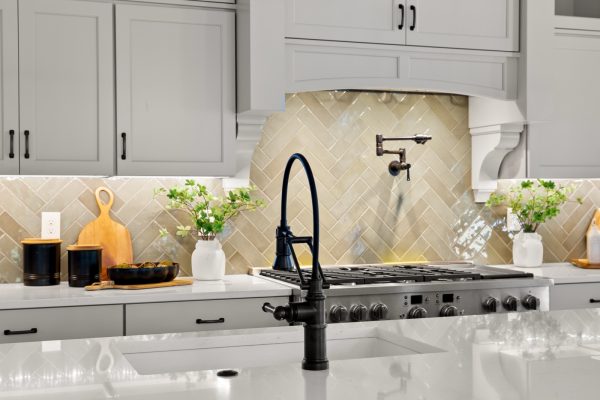 Kitchen of new home built by Richmond Hill Design-Build