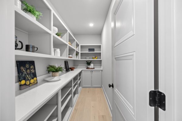Pantry in kitchen of new home built by Richmond Hill Design-Build