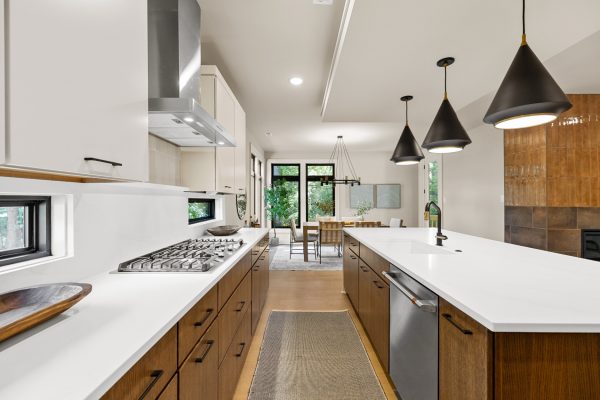 Kitchen of stunning new home built by Richmond Hill Design-Build