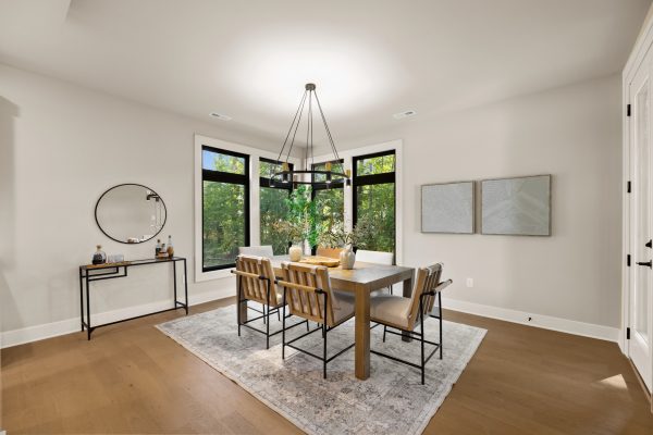 Dining room of stunning new home built by Richmond Hill Design-Build