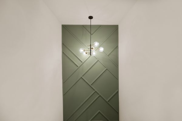 Accent wall in stunning new home built by Richmond Hill Design-Build