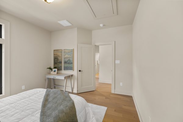 Secondary bedroom in stunning new home built by Richmond Hill Design-Build