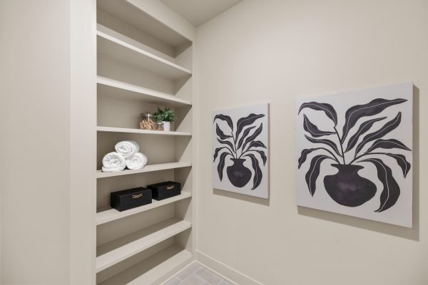 Laundry room in stunning new home built by Richmond Hill Design-Build