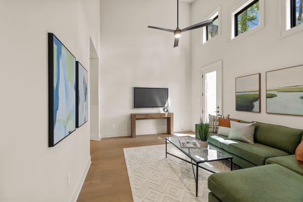 Loft area in stunning new home built by Richmond Hill Design-Build